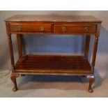 An Edwardian Mahogany Buffet, the moulde