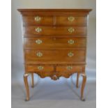 A George III Mahogany Chest on Stand, th