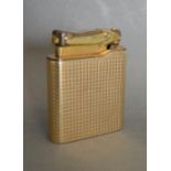 A 9ct Gold Cased Lighter by Colibri Mono