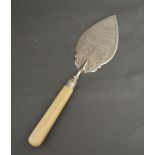 An Edwardian Silver Presentation Trowel