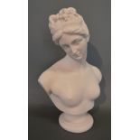 A Reconstituted Marble Bust in the form