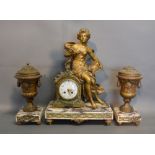 A 19th Century French Gilded Three Piece
