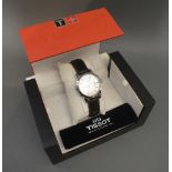 A Tissot PRC200 Stainless Steel Cased Gentleman's Wrist Watch with Leather Strap and Original Box