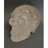 A Rock Crystal Model in the Form of a Skull,