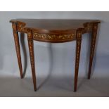 A Mahogany Sheraton Style Console Table,