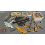 An Airfix RAF Recovery Set 00 Scale within original box together with another boxed Airfix model