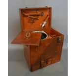 A Leather Champagne Hamper,