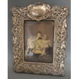 A Rectangular Silver Photograph Frame of