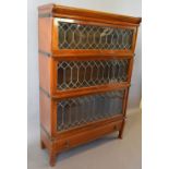 An Early 20th Century Globe Wernicke Three Section Bookcase,