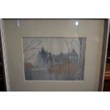 Ian Beck, 1900 onwards, Illustration from The Lost Domain, Pastel, Signed,