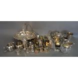 A Collection of Silver Plated Items to include a cake basket,