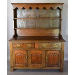 A George III Oak Dresser,