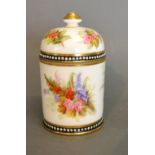 A 19th Century Worcester Porcelain Go To Bed Match Holder,
