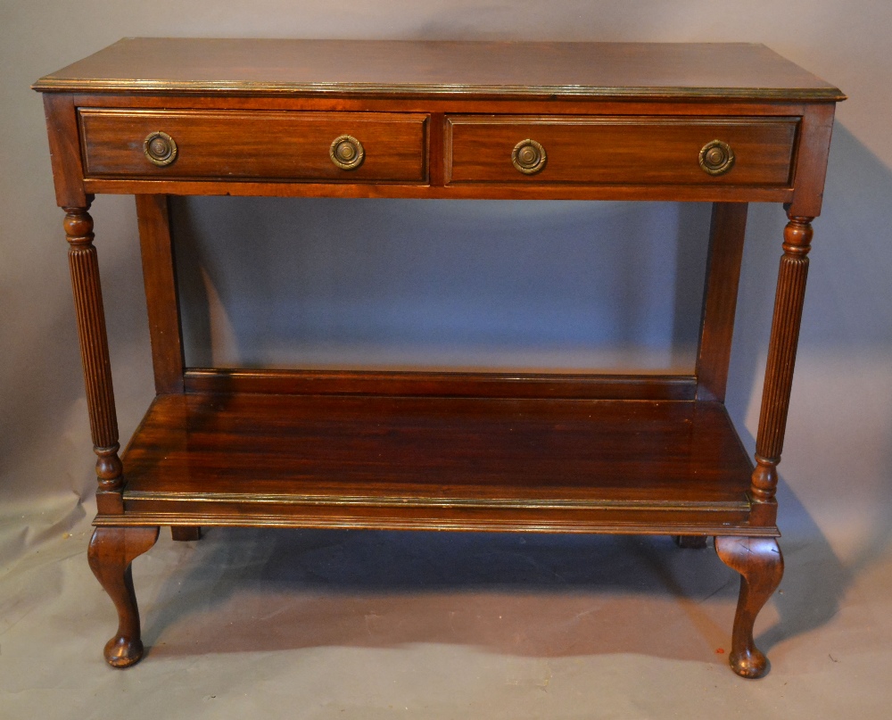 An Edwardian Mahogany Buffet,