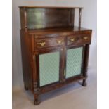 A Regency Rosewood Brass Inlaid Chiffonier,