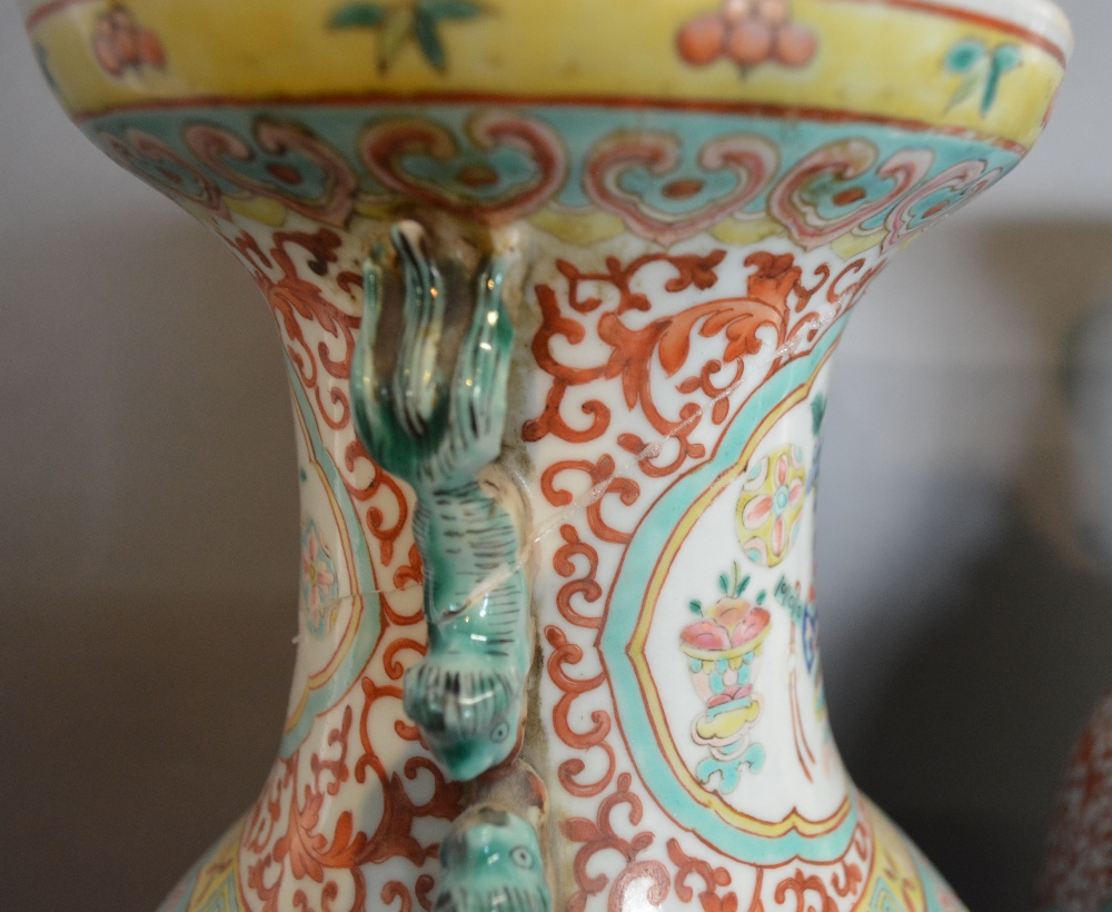 A Pair of 19th Century Chinese Large Vases, - Image 4 of 6