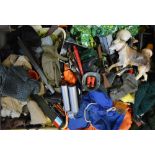 A Large Quantity of Action Man Accessories and Clothing within two boxes