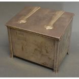 An Arts and Crafts Silver Covered Box of Stylised Form, London 1907 by William Hutton and Sons,