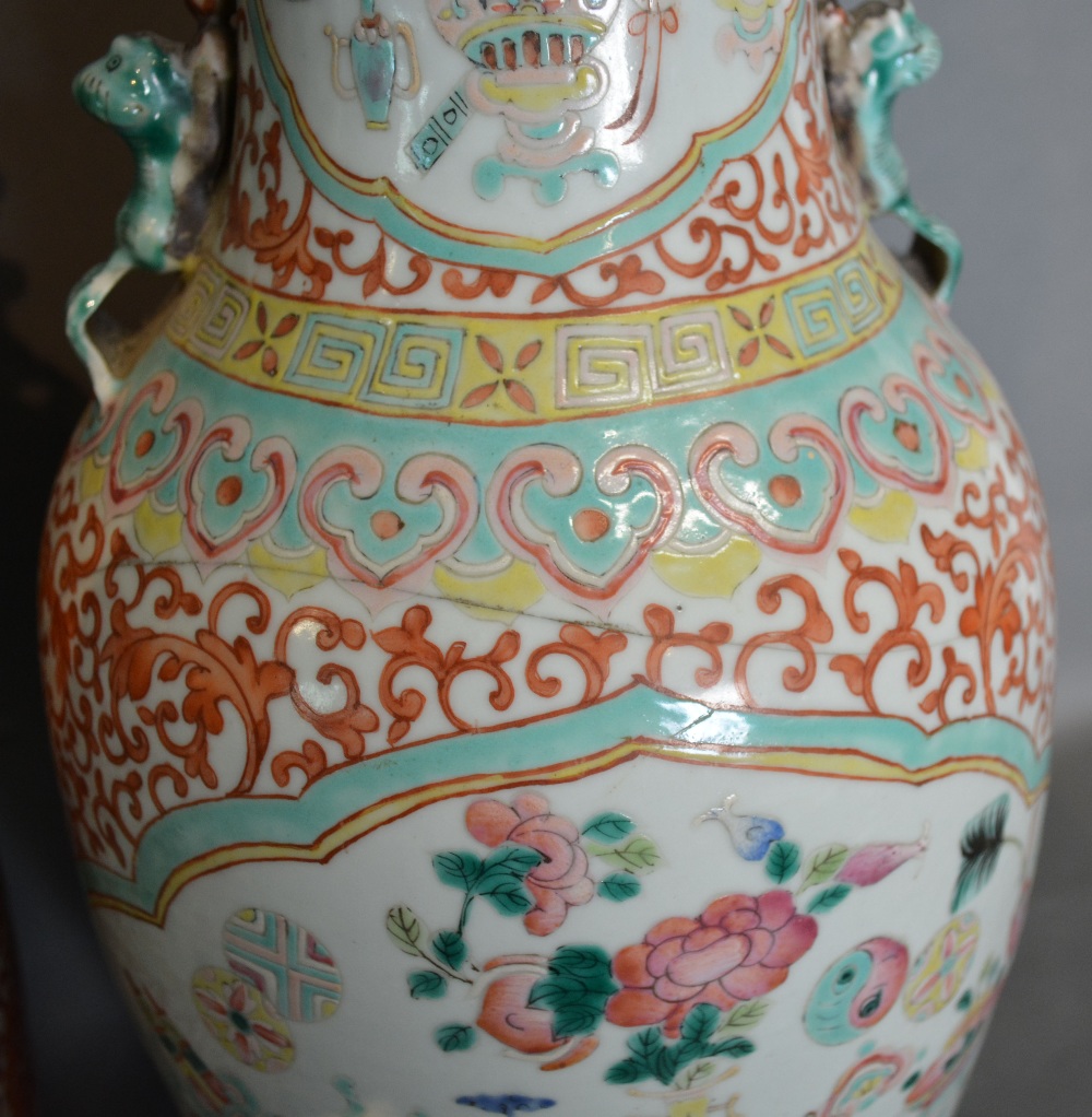 A Pair of 19th Century Chinese Large Vases, - Image 3 of 6