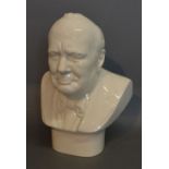 A Wedgwood Barlaston Bust in the form of Churchill,