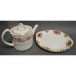 A Royal Albert 'Old Country Roses' Pattern Tea Service comprising Teapot,