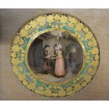 A Pair of Vienna Porcelain Cabinet Plates Hand Painted by Wagner,