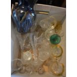 A Collection of Glass Ware, mainly Drinking Glasses,