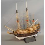 A Kit Built Model of The Golden Hind,