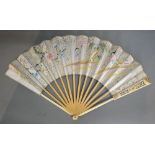 An 18th Century Decoupe Bone and Sandalwood Fan,