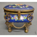 A 19th Century French Porcelain and Gilt