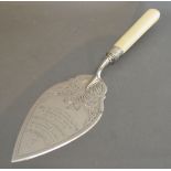 An Edwardian Silver Presentation Trowel