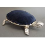 A Chester Silver Large Pin Cushion in th