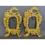 A Pair of 19th Century French Gilded Fra