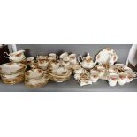 Royal Albert Old Country Roses A Large Dinner and Tea Service comprising plates, bowls, teacups,