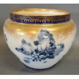 A Doulton Burslem Gloire de Dijon Pattern Jardiniere,