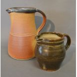 A Studio Pottery Jug by Bernard Leach, 10 cms tall,