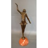 A 20th Century Patinated Bronze Model in