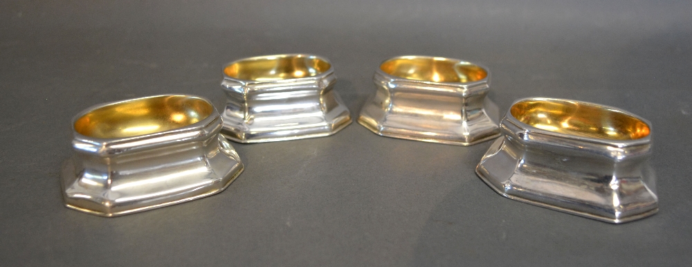 A Set of Four George I Trencher Silver S