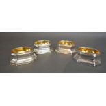 A Set of Four George I Trencher Silver S