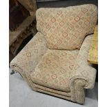 An Armchair with Tapestry Style Dralon r