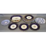 A Wedgwood Dessert Service together with