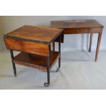 A Rosewood Buffet together with a Mahoga
