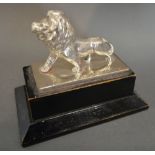 A Presentation Model in the form of a Lion inscribed Leo of MGM Pictures First Prize Winner January