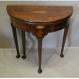 A George III Mahogany Marquetry Inlaid Centre Table,