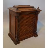 A 19th Century Mahogany Table Cabinet, Wellington Type,