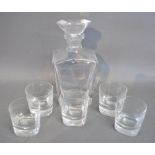 An Orrefors Glass Decanter,