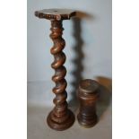 A 19th Century Torchere of Spiral Twist Form,