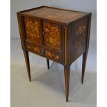 A 19th Century Dutch Marquetry Inlaid Side Cabinet,