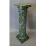 A 20th Century Simulated Marble Torchere,