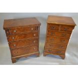 A Reproduction Mahogany Bachelors Chest,